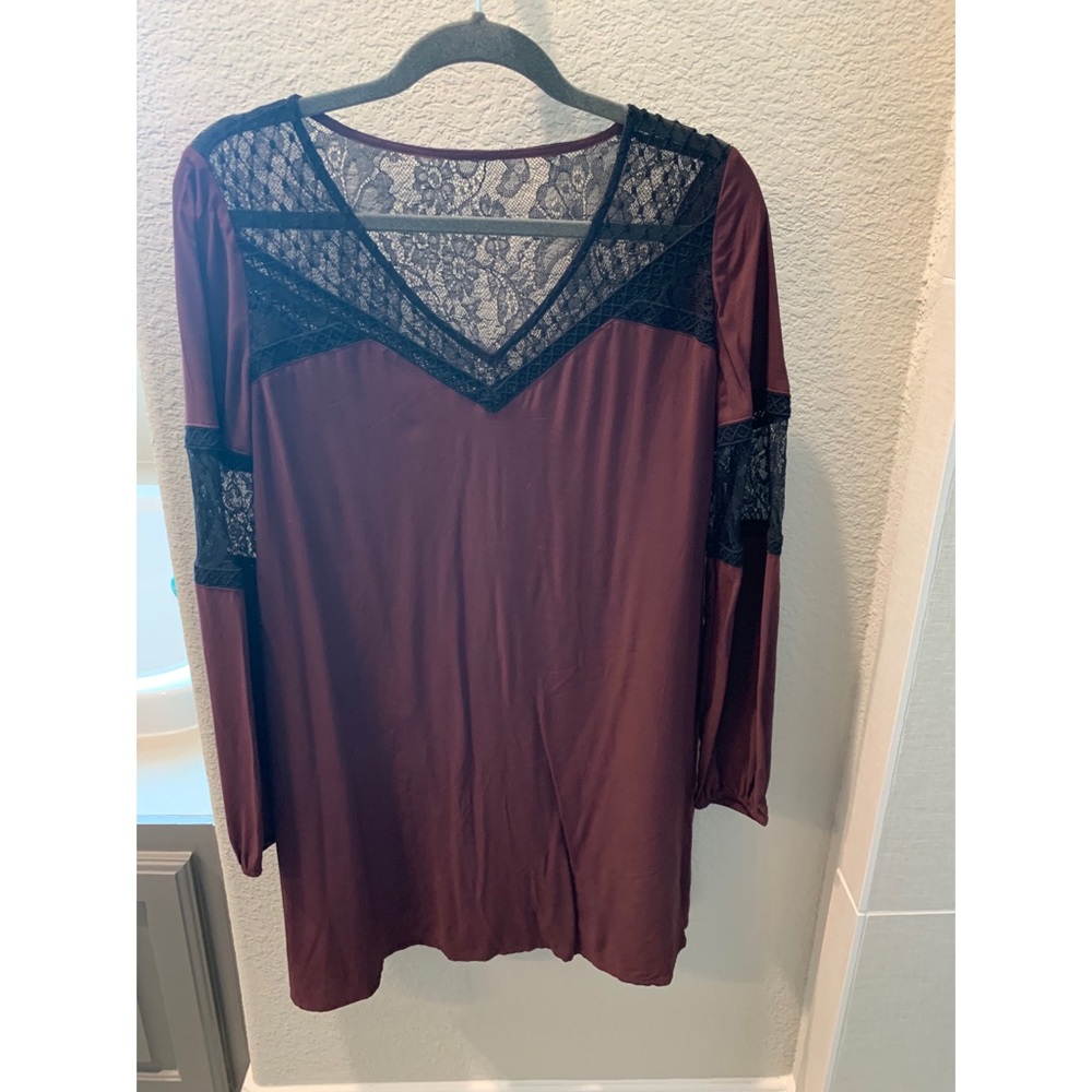 EXPRESS Long Sleeve Mini Dress